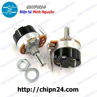 [1 CÁI] Volume WH138 500K 504 Chuôi Dài (Chiết áp công tắc, Biến trở máy nước nóng 500K)