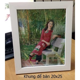 Khung hình để bàn 20x25, khung ảnh treo tường hỏa tốc tại TPHCM