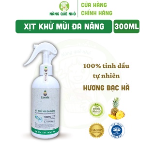 Xịt Khử Mùi Đa Năng Hữu Cơ FUWA 3e Hương Bạc Hà Khử Mùi Thú Cưng Ô Tô Quần Áo Đuổi Muỗi 300ml