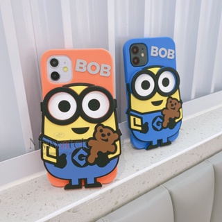 Ốp Điện Thoại Mềm Hình Minions 3D Cho iphone 14 13 12 11 Pro Max Mini XR X XS XSMAX 7 8 6 plus 6G 7G 8G