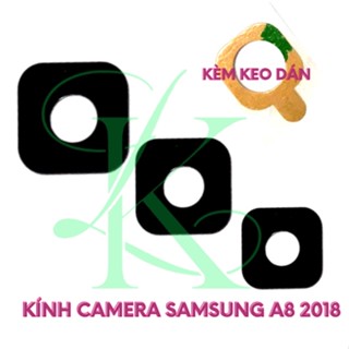 Kính camera samsung a8 plus kèm keo dán ( kính camera samsung A8+ , A8 Plus )