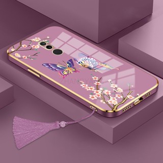 ốp lưng Redmi 8 Redmi 8A Ốp Điện Thoại Silicon Họa Tiết Bươm Bướm Kèm Dây Đeo Cho Redmi 8 Redmi 8A