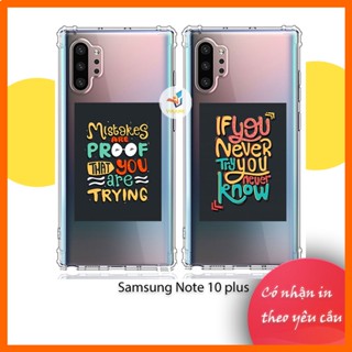 Ốp lưng samsung Note 10 plus, note 10, note 10 lite, ốp chống sốc dành cho samsung in hình câu quotes