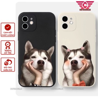Ốp lưng iphone 7+/8 plus, X, XSMAX, 11, 12, 12, 13 PROMAX CHÓ DỄ THƯƠNG