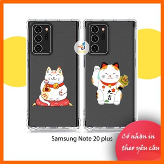 Ốp lưng samsung Note 20 plus, ốp chống sốc dành cho samsung in hình mèo thần tài