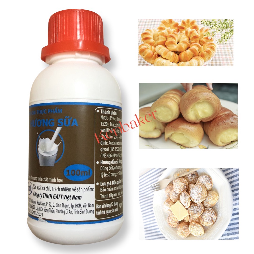 Kularome Hương Sữa Bơ cao cấp Gatt 100ml