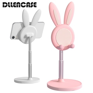 Dllencase Cute Bunny Phone stand Holder desktop Metal Material For Phone iPad iPhone Tablet Angle Adjustable A156
