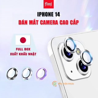 Dán camera Iphone 14 - Dán mắt Camera Iphone 14 kim loại siêu cứng FLMJ - Dán bảo vệ camera iPhone 14