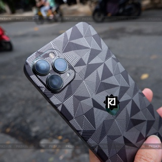 Miếng dán skin full lưng viền iphone 13 , 13 mini , iphone 13 pro , 13 pro max cao cấp vân nổi 3M