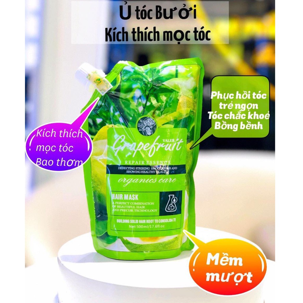 Hấp ủ tóc bưởi grapefruit 500ml ( hàng loại 1 , siêu thơm, siêu mượt)