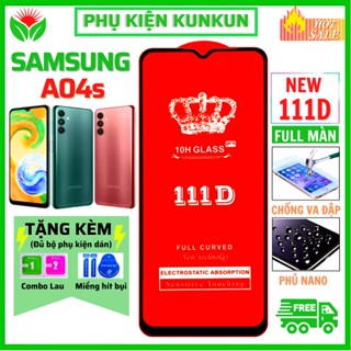Cường lực samsung A04s - Dán Full màn hình 111D - Độ trong suốt cực cao [Samsung Galaxy A04s]