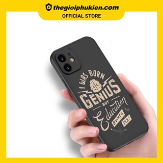 Ốp iphone - Ốp lưng iphone cạnh vuông bảo vệ camera Genius dành cho ip 6 đến 14promax - ng313