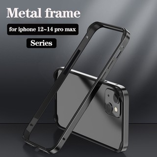 Khung kim loại làm ốp điện thoại chống sốc thích hợp cho iPhone 12 13 14 pro max 12 13 mini 14 plus