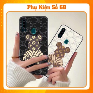 Ốp lưng điện thoại Samsung A20s elegant, gấu be@rbrick cao cấp, vỏ ốp rẻ đẹp