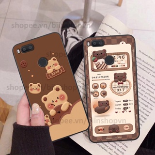 Ốp Xiaomi Mi A1 in hình gấu chocolate kẹo ngọt siêu đẹp siêu xinh