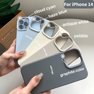 Ốp lưng iphone 14 Pro Max chống bẩn LOGO TÁO Cho forf iPhone 13 12 11 Pro MAX IX XS MAX XR SE2 iPhone 6 6s 7 8 Plus