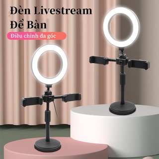 Đèn Livestream 3in1, bóng đèn livestream,Giá Đỡ Điện Thoại 3 Chế Độ Sáng,Hỗ Trợ Live Stream,Chụp Ảnh,Quay Video,Xem