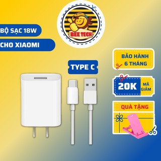 Bộ Sạc Nhanh Xiaomi 18w Chính Hãng Chân Type C Cho Mọi Loại Điện Thoại