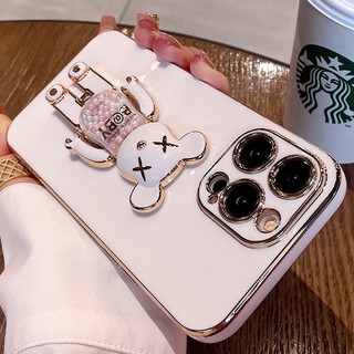 Ốp Điện Thoại Mạ Điện Hình Gấu 3d Cho iPhone 6 plus 6s plus 7 plus 8 plus xs max xr 11 pro max 12 pro max 13 pro max 14 plus 14 pro max