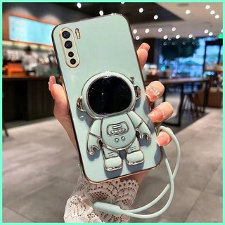 ốp lưng oppo A91 ốp lưng oppo A92 ốp lưng oppo a5 2020 ốp oppo a52 Ốp Điện Thoại Có Giá Đỡ Hình Phi Hành Gia Cho OPPO A91 A9 2020 A5 2020 A92 A52 5G