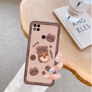 Ốp lưng Xiaomi REDMI 10A / REDMI 10C in hình Gấu Hồng, Gấu Be@r, Gấu Nâu , CỰC CHẤT