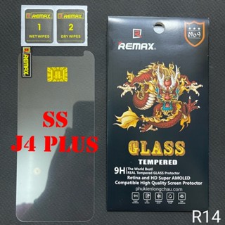(R14)Miếng Dán Cường Lực Samsung J4 Plus Trong Suốt Chính Hãng Remax