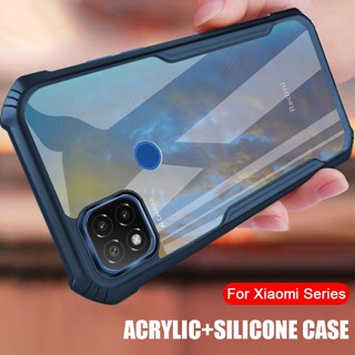 Ốp điện thoại trong suốt viền silicon có túi khí chống sốc cho  Xiaomi Mi 12 Lite Poco F4 X4 C40 M4 M5 M5S Redmi Note 11 11S Pro 5G