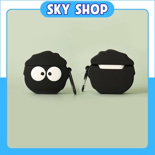 Vỏ Ốp Case Airpod Airpods bảo vệ bao đựng tai nghe không dây bluetooth hình Hòn Than 1/2/Pro/i12/tws chống va đập