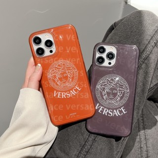 Ốp điện thoại Versace thích hợp cho iphone 14 Pro Max i14 plus 13 Pro Max i13 13pro 11 Pro Max i11 12Pro 12 Pro Max