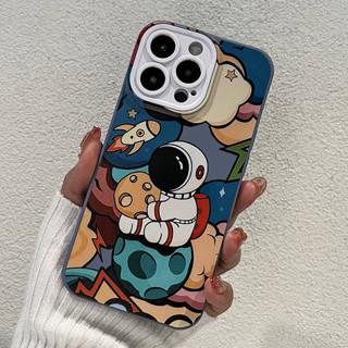 Spaceman 14plus Apple 13 Phone Case Iphone11/12 Cute Xs Protective Case 7/8P All-Inclusive Soft Case AeV9