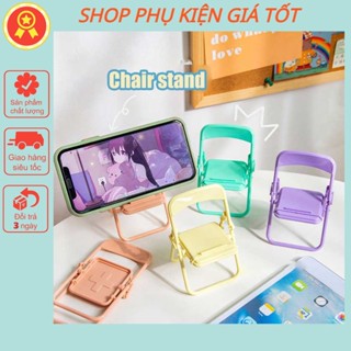 Giá Đỡ Điện Thoại Hình Ghế Có Thể Gập Gọn, Để Bàn Đa Chức Nắng Nhiều Màu Tùy Chọn