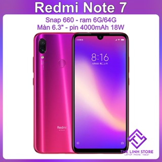 Điện thoại Xiaomi Redmi Note 7 ram 6G 64G - Snap 660 Camera 48Mp