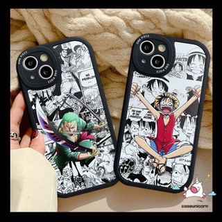 Ốp Điện Thoại TPU Mềm Họa Tiết One Piece Cho IPhone 11 XR 13 12 14 Pro MAX 7 8 Plus 6 6s Plus 14 Plus X XS MAX SE 2020