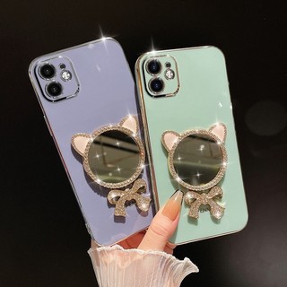 Ốp Điện Thoại Gương Trang Điểm 3D Cho iPhone 6 + 6s + 7 + 8 + xs max xr 11 pro max 12 pro max 13 pro max 14 + 14 pro max