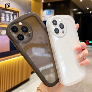 Ốp lưng trơn dẻo viền lượn sóng bảo vệ camera Cho iPhone 14 Pro Max ip14 Plus 2020 2022 4G 5G
