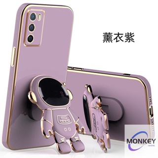 ốp lưng OPPO A16 ốp lưng OPPO A16K ốp lưng OPPO A16E Reno6 5G ốp điện thoại OPPO A83 Ốp Điện Thoại Chống Rơi Mạ Điện In Hình Phi Hành Gia Cho OPPO Reno6 5G A83 A92 A52 A3S A12E A15 A15S