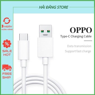 Dây Cáp Sạc Nhanh 1m Cho Oppo A5 A9 2020 A52 A92 A33 Find X X2 Pro Reno 3 4 5 6 - Phụ Kiện Bon