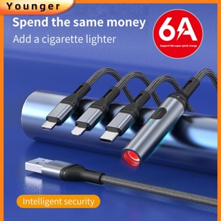 Cáp Sạc Micro USB 4 Trong 1 Cho Điện Thoại Iphone Type C