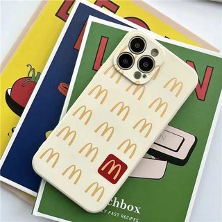 Ốp điện thoại mềm in nhãn hiệu McDonald's thích hợp cho Apple Iphone13 11/12Promax XR XS 678plus JcK5