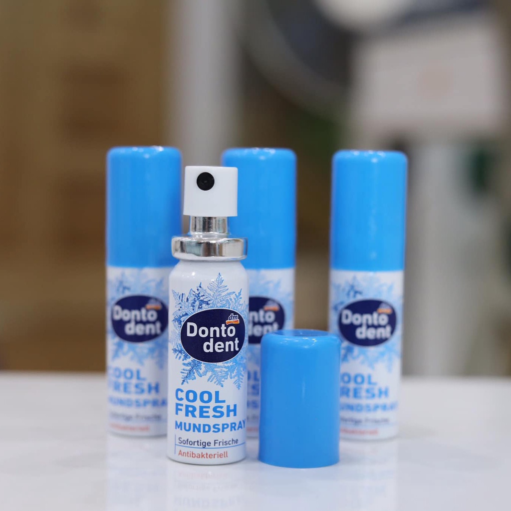 Xịt Thơm Miệng Dontodent Cool Fresh – Hơi Thở Thơm Mát Ngay Tức Thì