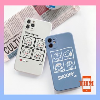 Ốp lưng iphone vuông happy snoopy Cho iPhone 6/6plus/6s/6splus/7/7plus/8/8plus/x/xr/xs/11/12/13/pro/max/plus/promax-3083