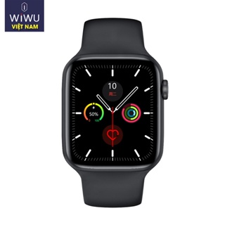 Đồng hồ thể thao WiWU Smart Watch SW01BLK màn hình cảm ứng, chống nước, theo dõi điện tâm đồ, nhiệt độ cơ thể