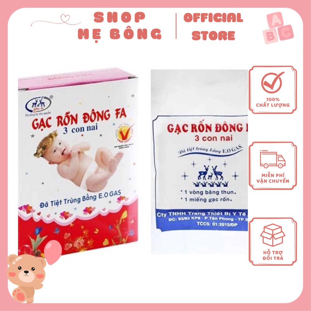 Băng rốn Đông Fa cho bé