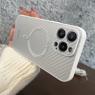 Ốp Điện Thoại PC Sợi Carbon Từ Tính Không Dây Cho iPhone 14 Pro Max 12 Pro Max 11 Pro Max