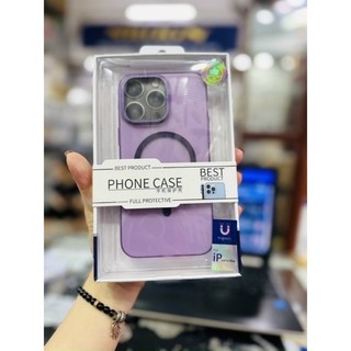 Ốp lưng WIWU nhám hỗ trợ sạc MagSafe cho iPhone 14 Pro Max, 14 Pro, 14 Plus chống Vân tay full box
