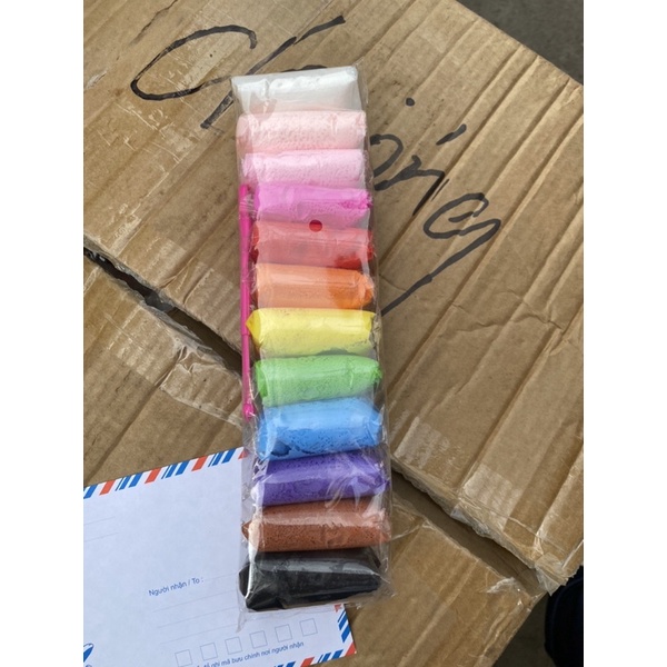 Đất sét tự khô, đất sét nhật set 12 màu
