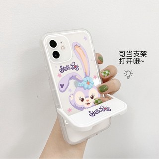 Ốp Điện Thoại Trong Suốt Có Giá Đỡ Cho Apple Iphone 13 12 11pro / r / x 8 / 7 / 6s