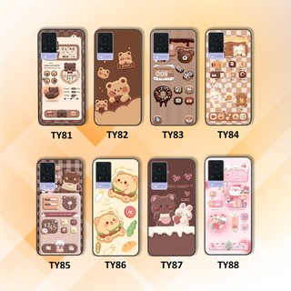 Ốp Vivo V21 5G in hình gấu chocolate kẹo ngọt siêu đẹp siêu xinh