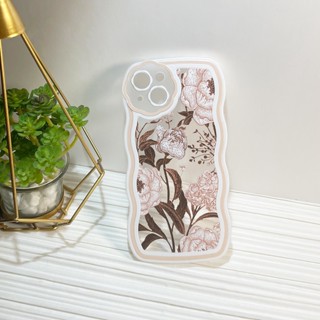 Ốp Điện Thoại Silicone Mềm Họa Tiết Hoa Lượn Sóng Cho iphone 14 promax 14 pro 14 Plus 11 12 13 / 6 / 7 / 8plus / X max
