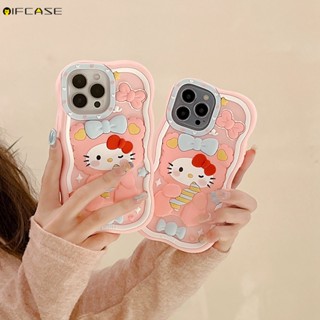 Ốp Điện Thoại Silicone Mềm Chống Sốc In Hình Hello Kitty Cho iPhone 14 Plus 14 13 12 11 Pro Max